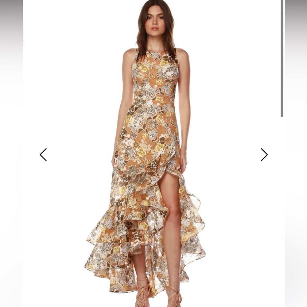 Sicilia ruffle dress by Bronx and banco size s